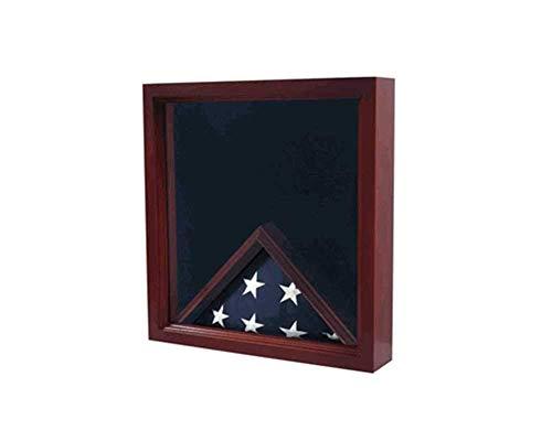 flag connections Air Force Flag Medal Display Box- Shadow Box, Flag Box Hand Made by Veterans