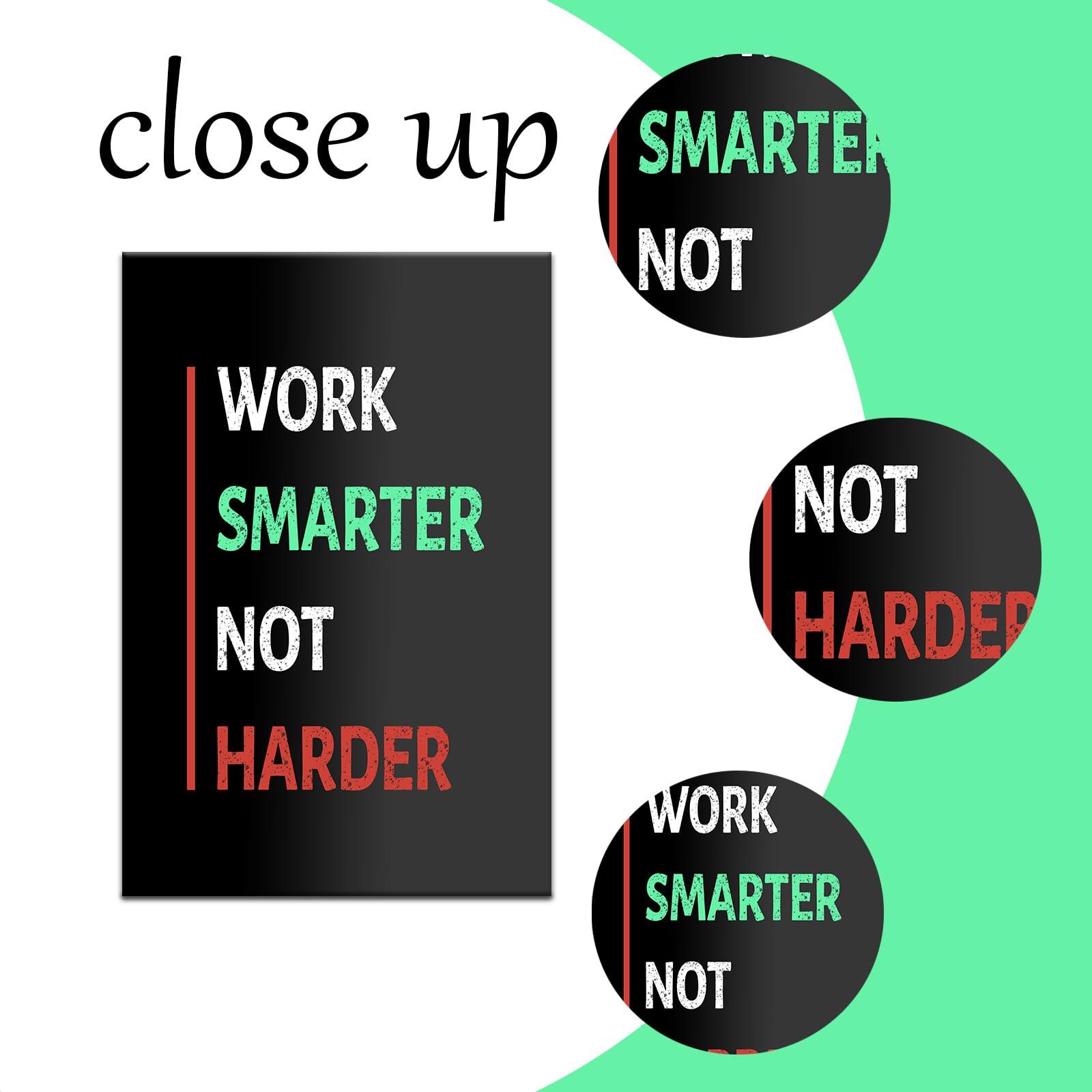 DINGFUN Inspirational Poster Wall Art Motivational Entrepreneur Quotes Print on Canvas Black Background Positive Picture Painting Artwork for Living Room Office Workplace Gym Ready to Hang [24\'\'Wx36\'\'H]