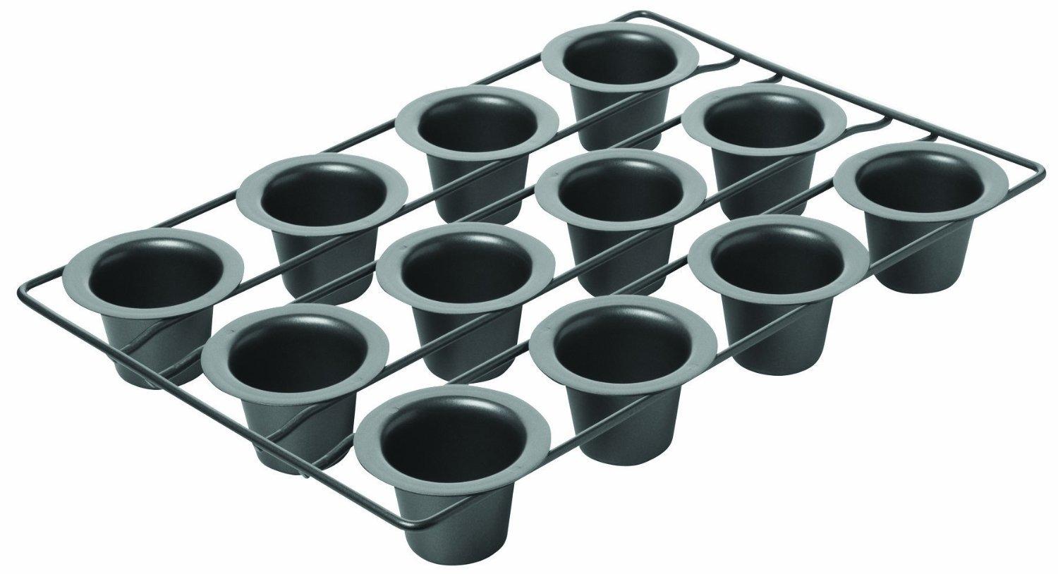 Chicago Metallic Chicago Metallic 26121 Professional 12-Cup Non-Stick Mini-Popover Pan, 16-Inch-by-10.75-Inch
