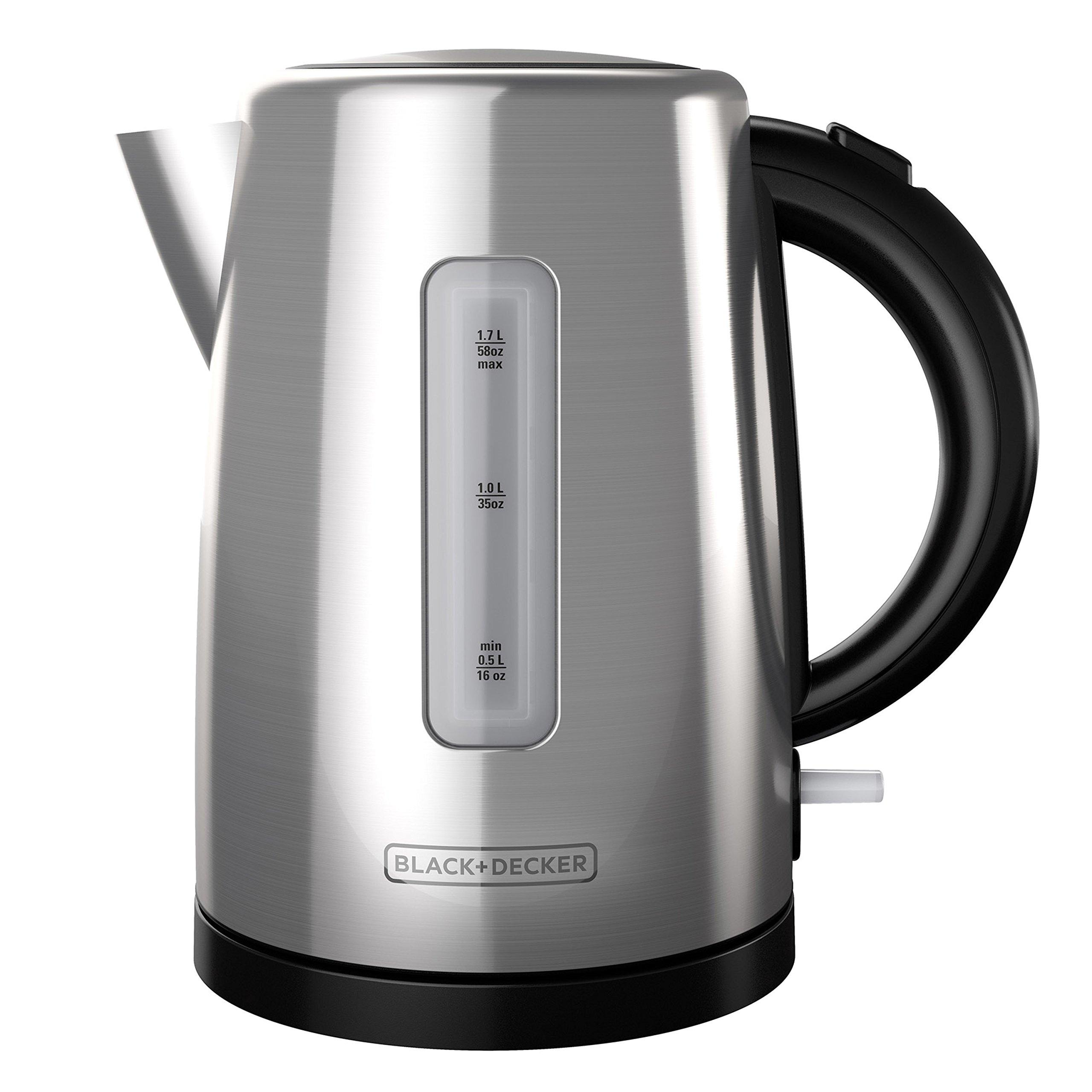 BLACK+DECKER BLACK+DECKER KE2000SD 1.7L Cordless Kettle, Stainless Steel