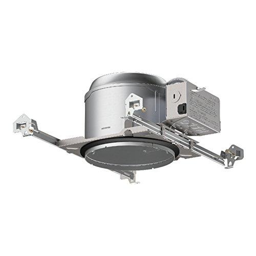 HALO HALO E27ICAT E26 Series Recessed Lighting Shallow New Construction Insulation Contact Rated Air-Tite Housing, 6 in, Aluminum