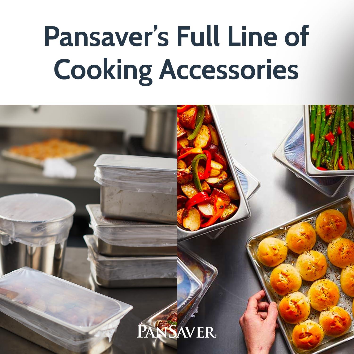 PanSaver PanSaver Cooking Liners - Disposable Electric Roasting Pan Liners for Instant Cleanup with No Scrubbing - Foil, 2 Count