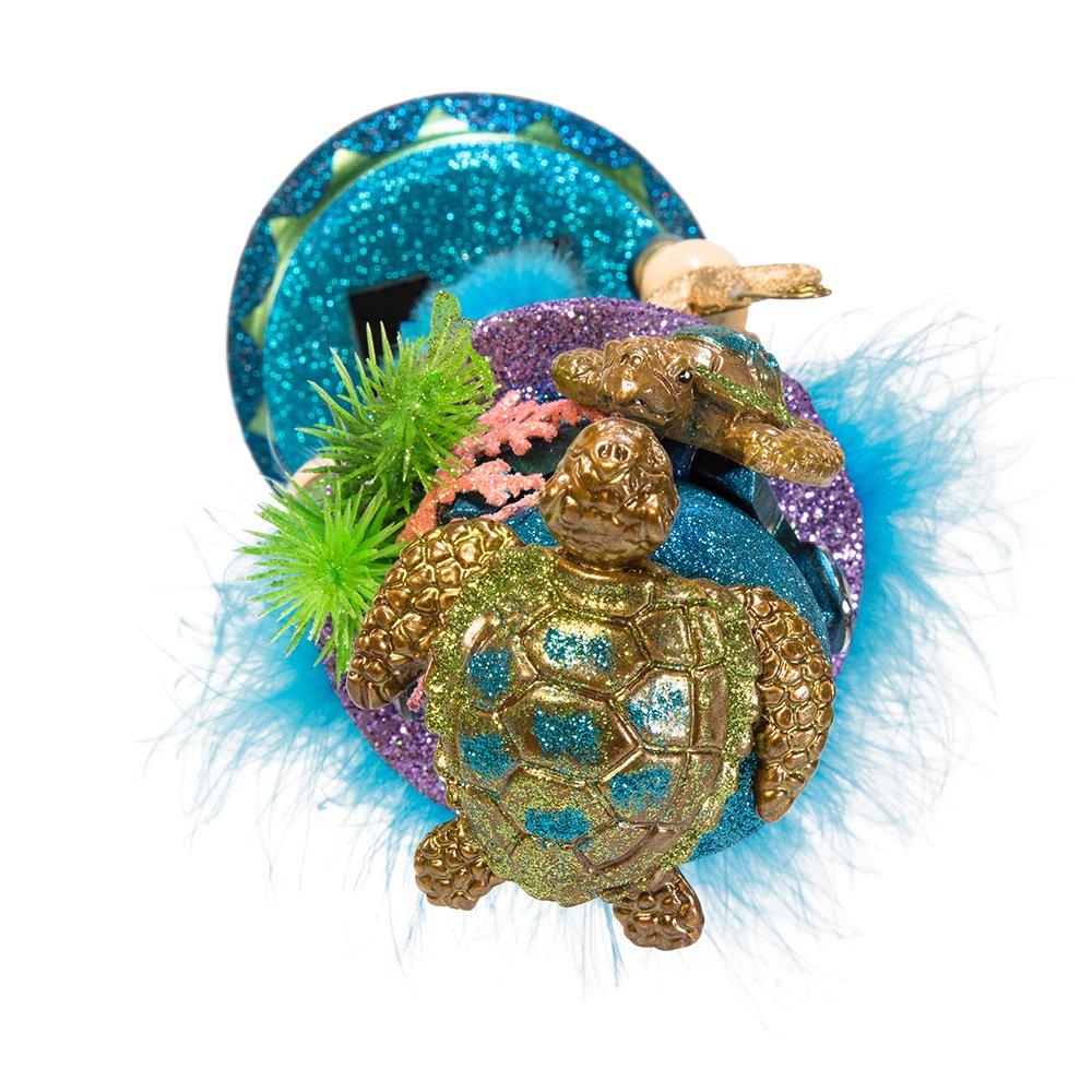 Kurt S. Adler Kurt Adler Hollywood Nutcracker with Sea Turtle Hat, 11-Inch,Blue