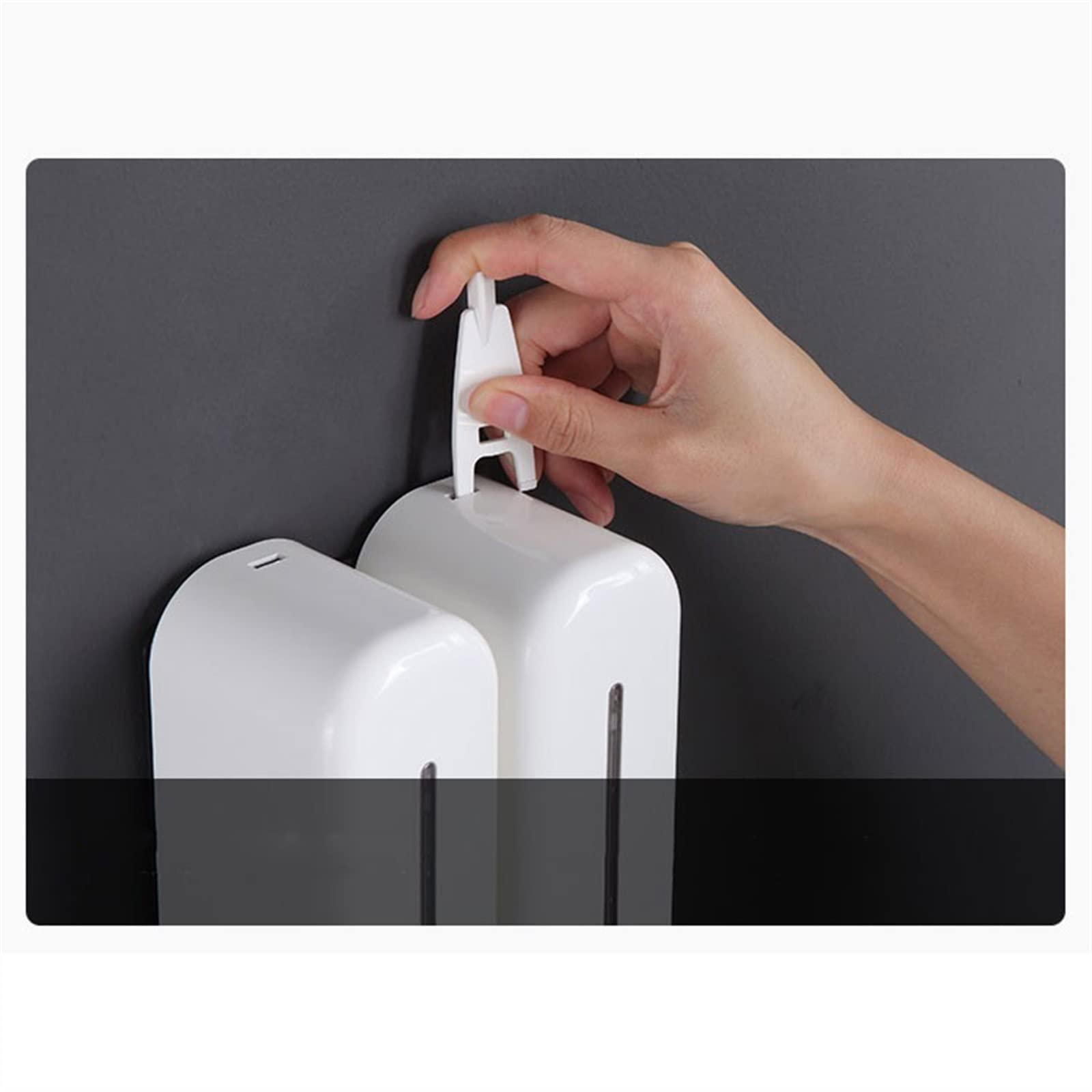 GLigeT Hand Soap Dispenser Simple White Press Soap Dispenser 700ML Large Capacity Wall Mounted Subpackage Lotion Bottle Soap Dispensor