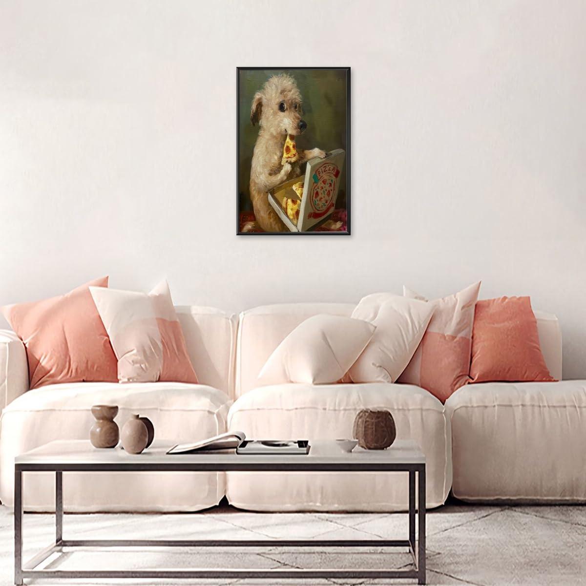 Chiside Personalized Dad Canvas With Photos, Fathers Day Canvas From Daughter, Daddy Gifts From Son, Happy Fathers Day Art From Kids, Father\'s Day Poster For Dad Grandpa Husband, Sentimental Dad Gifts