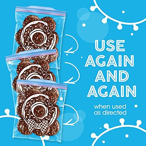 Ziploc Ziploc Gallon Food Storage Freezer Bags, Grip \'n Seal Technology for Easier Grip, Open, and Close, 38 Count, Holiday Designs