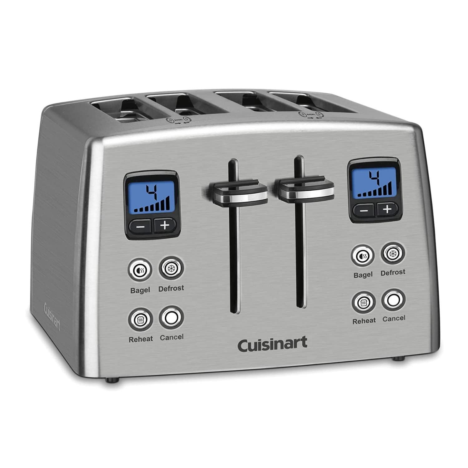 Cuisinart Cuisinart CPT-435P1 4-Slice Countdown Motorized Toaster, Stainless Steel