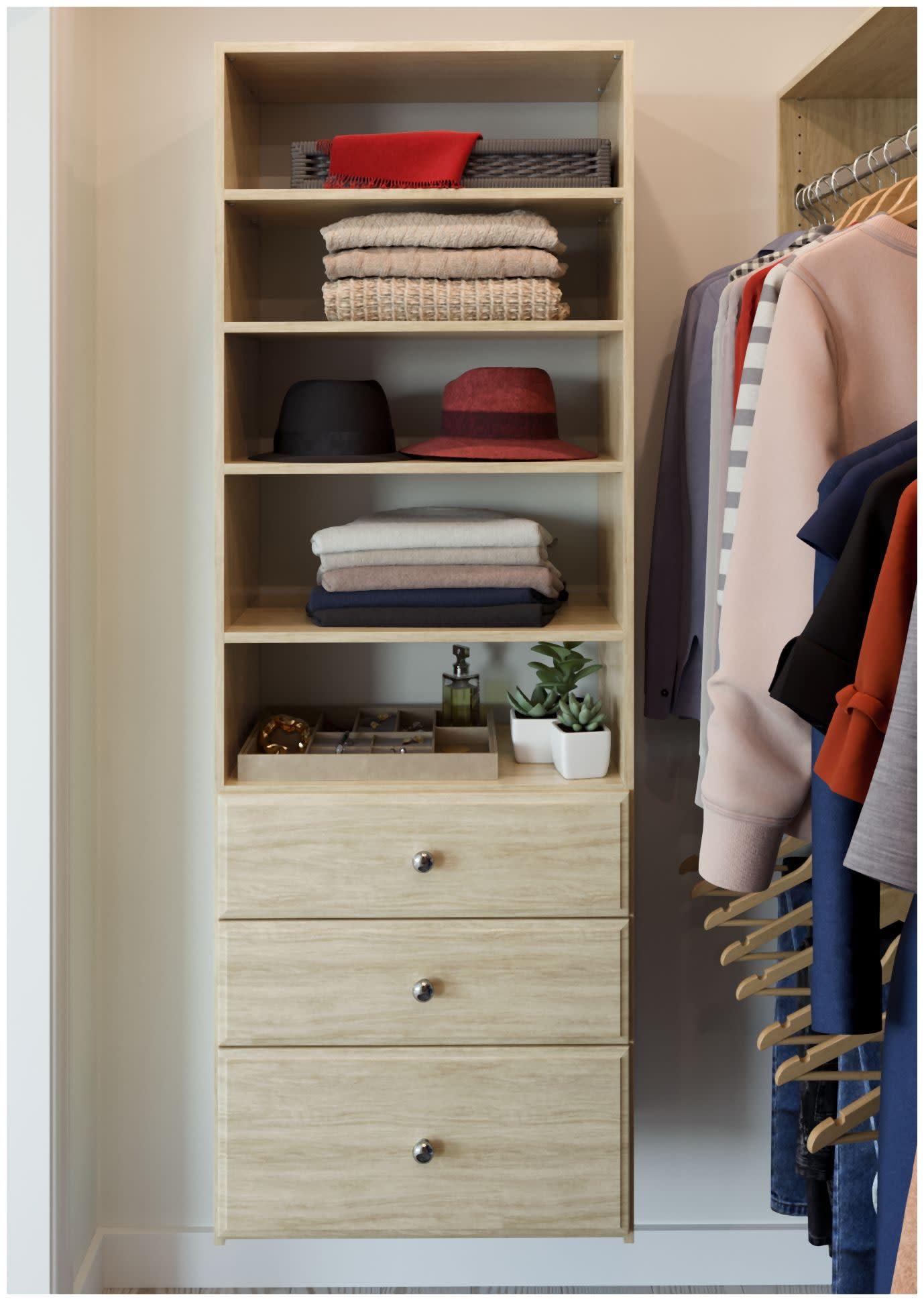 Easy Track 8-foot x 4-foot U-Shape Walk-In Closet