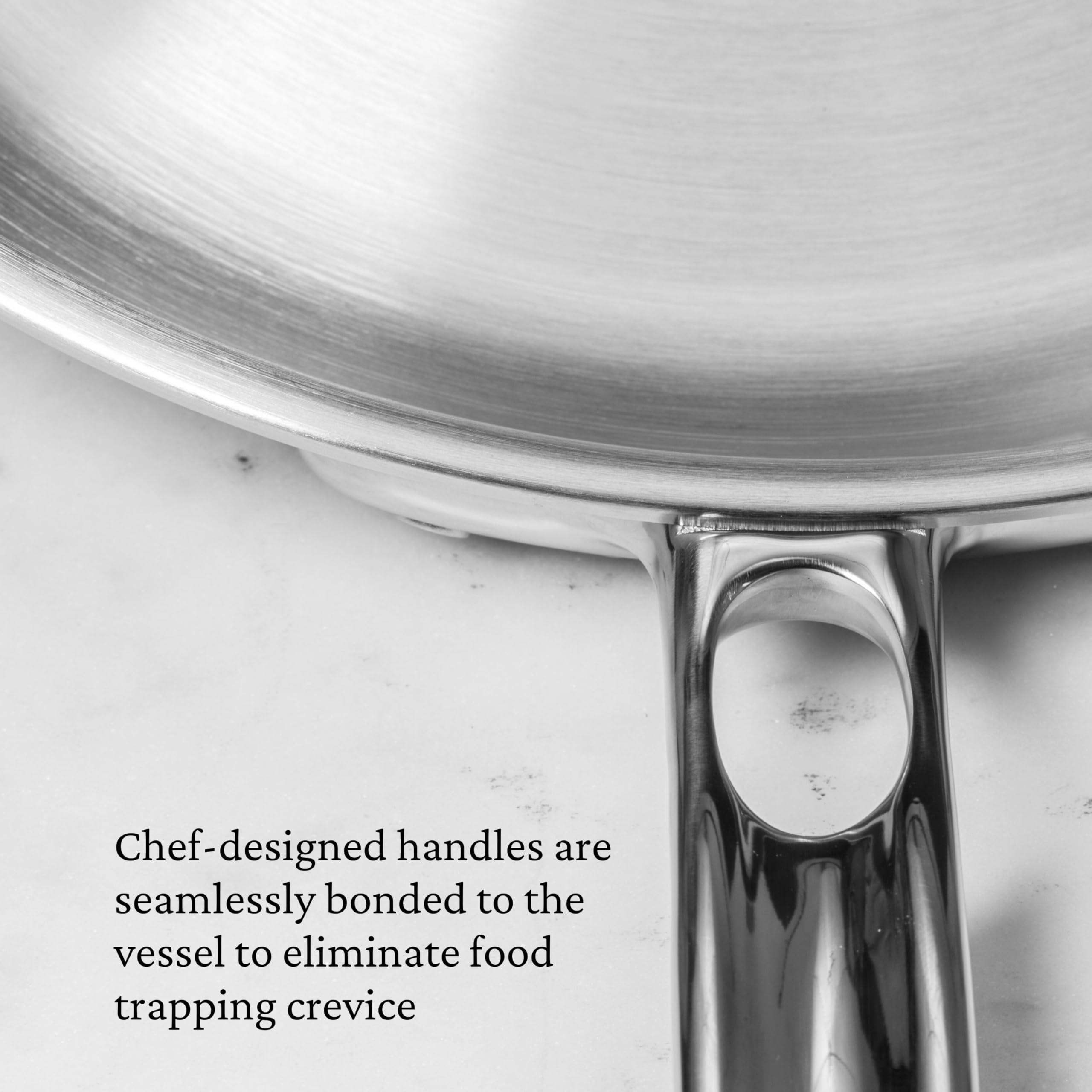 Hestan Thomas Keller Insignia by Hestan - Stainless Steel 2 Quart Saucier, Induction Cooktop Compatible