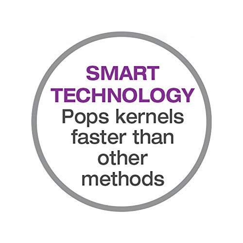 Salton Salton Cinema Hot Air Popper Popcorn Maker Oilfree Low Calorie Popcorn with Bonus Cup to Measure Kernels and Melt Butter, Convenient Countertop Design, Durable & Easy to Use, Red (CP1428R)