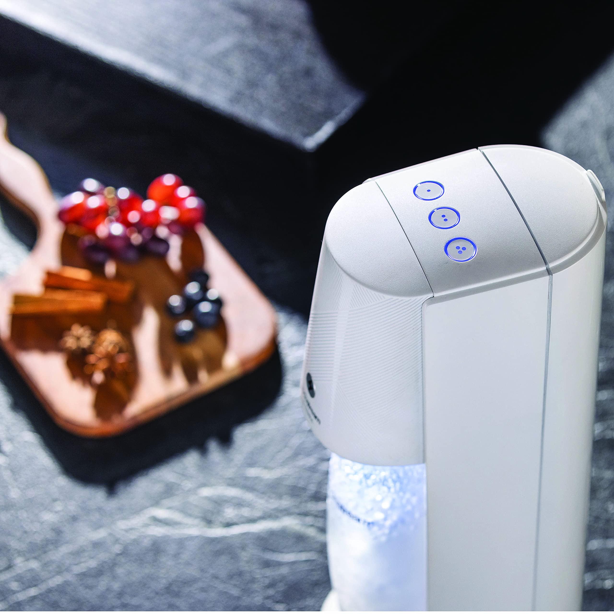 sodastream SodaStream E-TERRA Sparkling Water Maker (White) with CO2 and Carbonating Bottle