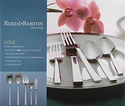 Reed & Barton Reed & Barton Cole 65Pc Flatware Set, 65 Piece, Silver