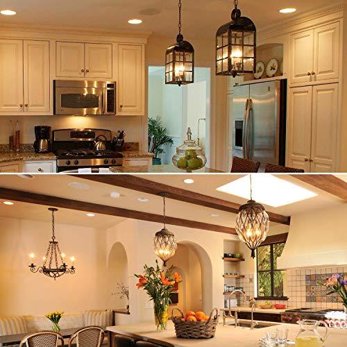 Maxlite MaxLite Candelabra LED Chandelier Bulbs, 40W Equivalent, Enclosed Fixture Rated, 300 Lumens, Dimmable Filament Candle Bulbs, E12 Base, Energy Star, Wet Rated, 2700K Soft White, 6-Pack