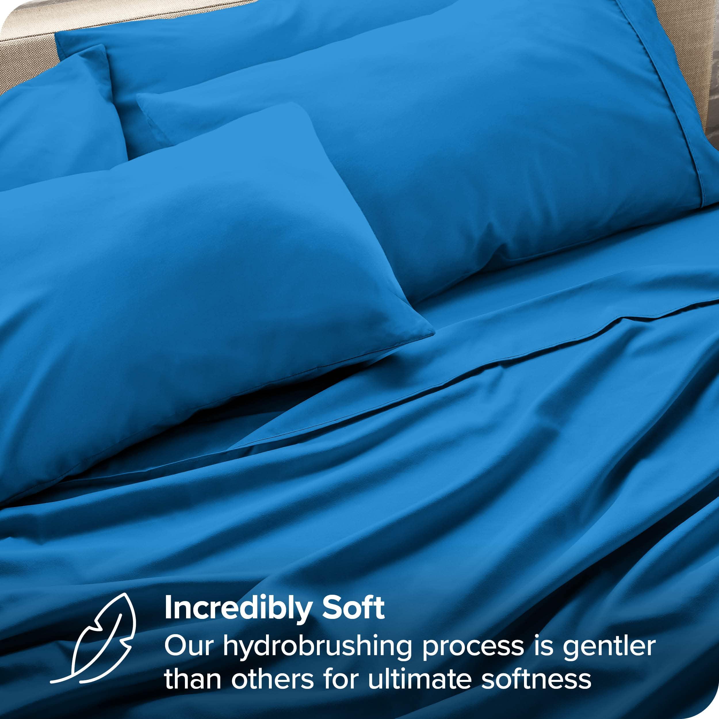 Sajida Cotton Bedding Bedding Sheets California King Size 6 Piece 1000 Thread Count 100% Egyptian Cotton Royal Blue Sheet Set with 10 Inches Deep Pocket Wrinkle & Fade Resistant