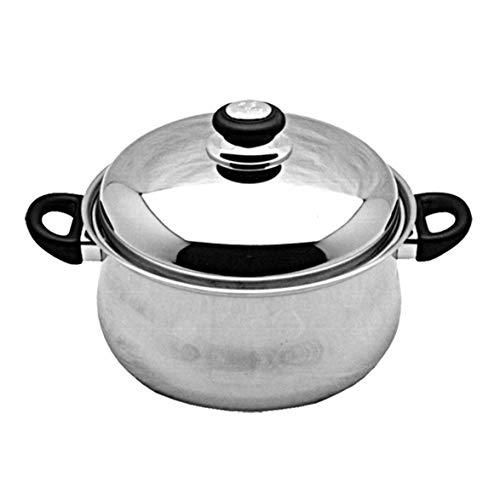Tuxton Home Tuxton Home Nevada 5 Quart Dutch Oven; Stainless Steel, PFTE & PFOA Free, Freezer to Oven Safe, Induction Compatible