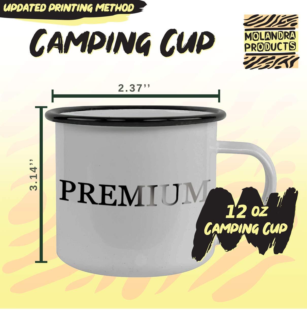 Molandra Products got stubbiness? - 12oz Camping Mug Stainless Steel, Black