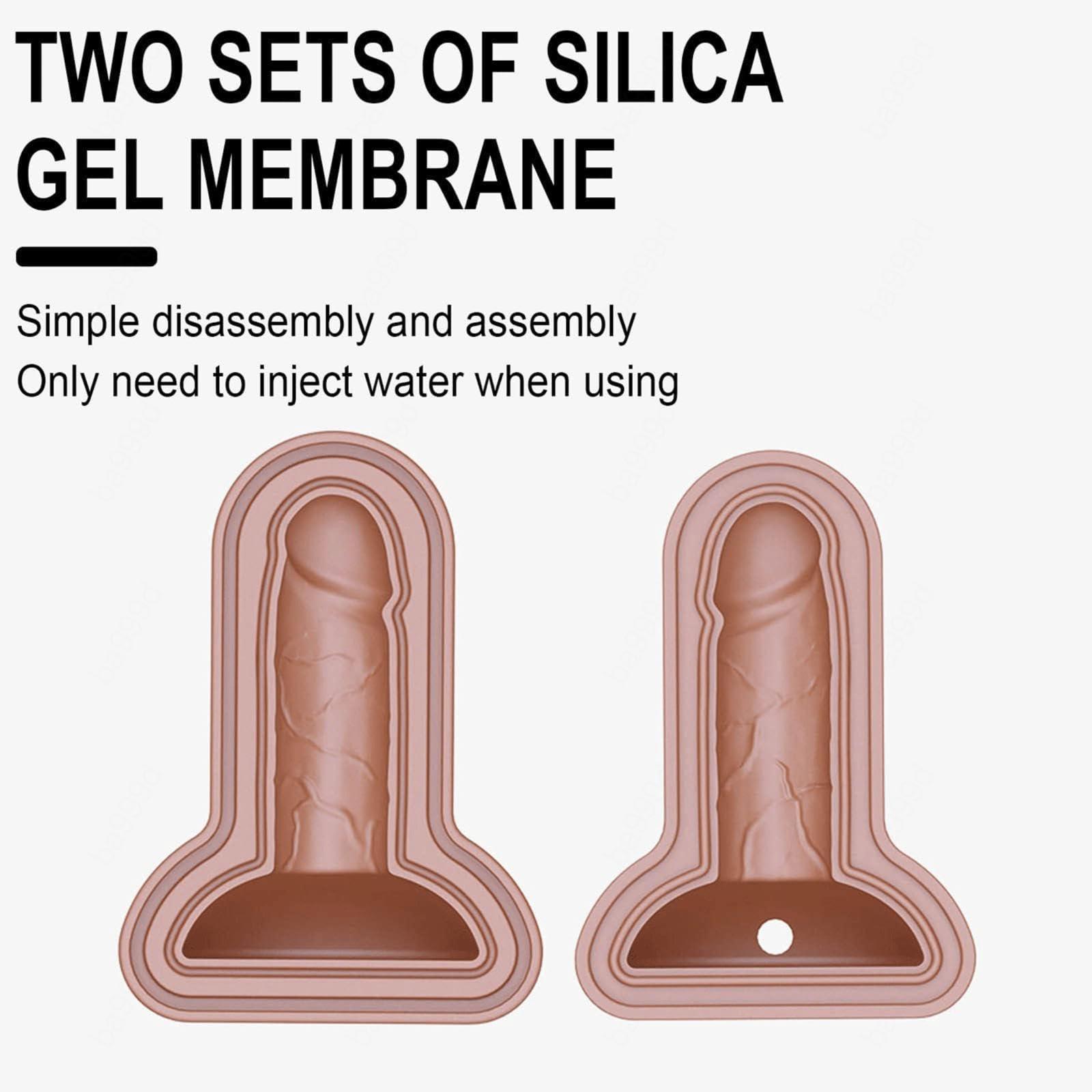 FBITE Novelty Ice Cube Tray, 3D Party Prank Silicone Ice Cube Tray - Novelty Ice Cube Tray for Keep Drinks Chilled, for Funny Gifts,4Pcs