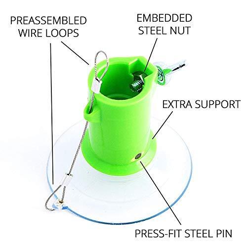 STAUBER STAUBER Best Bulb Changer with PowerLatch Extension Pole (Large Suction, 4 Feet)