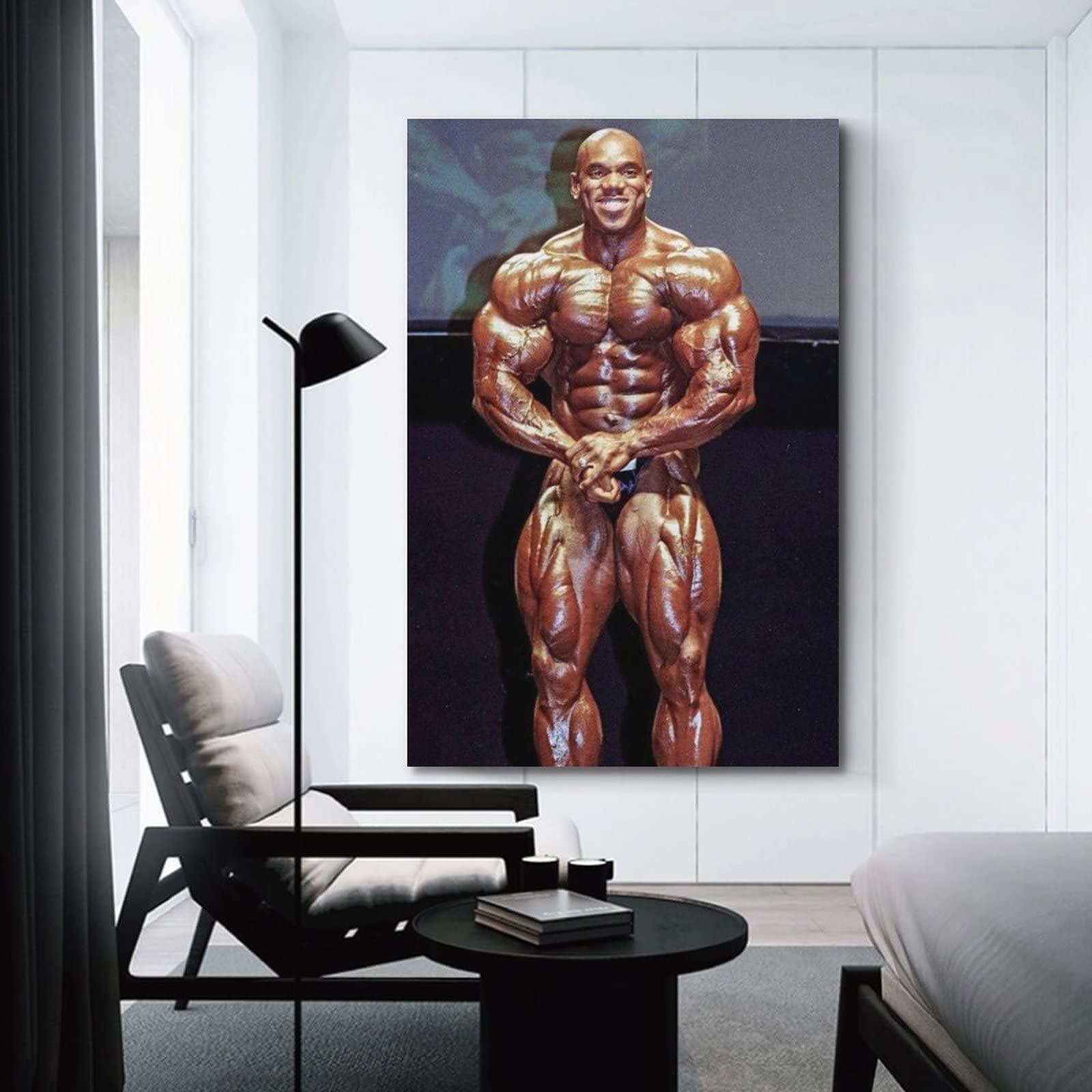 KJMN Flex Wheeler Bodybuilder Poster Poster for Room Aesthetic Posters & Prints on Canvas Wall Art Poster for Room 24x36inch(60x90cm)
