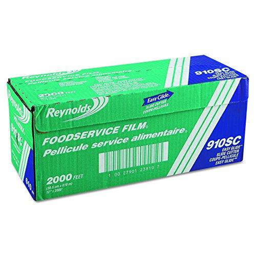 Reynolds Reynolds 910SC 2000' Length x 12" Width, PVC Slide Cut Food Wrap Film