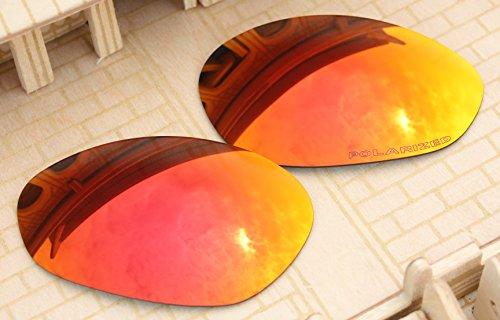 BVANQ Lenses Replacement Polarized for Oakley Minute 2.0 Sunglasses Red Mirror Coatings
