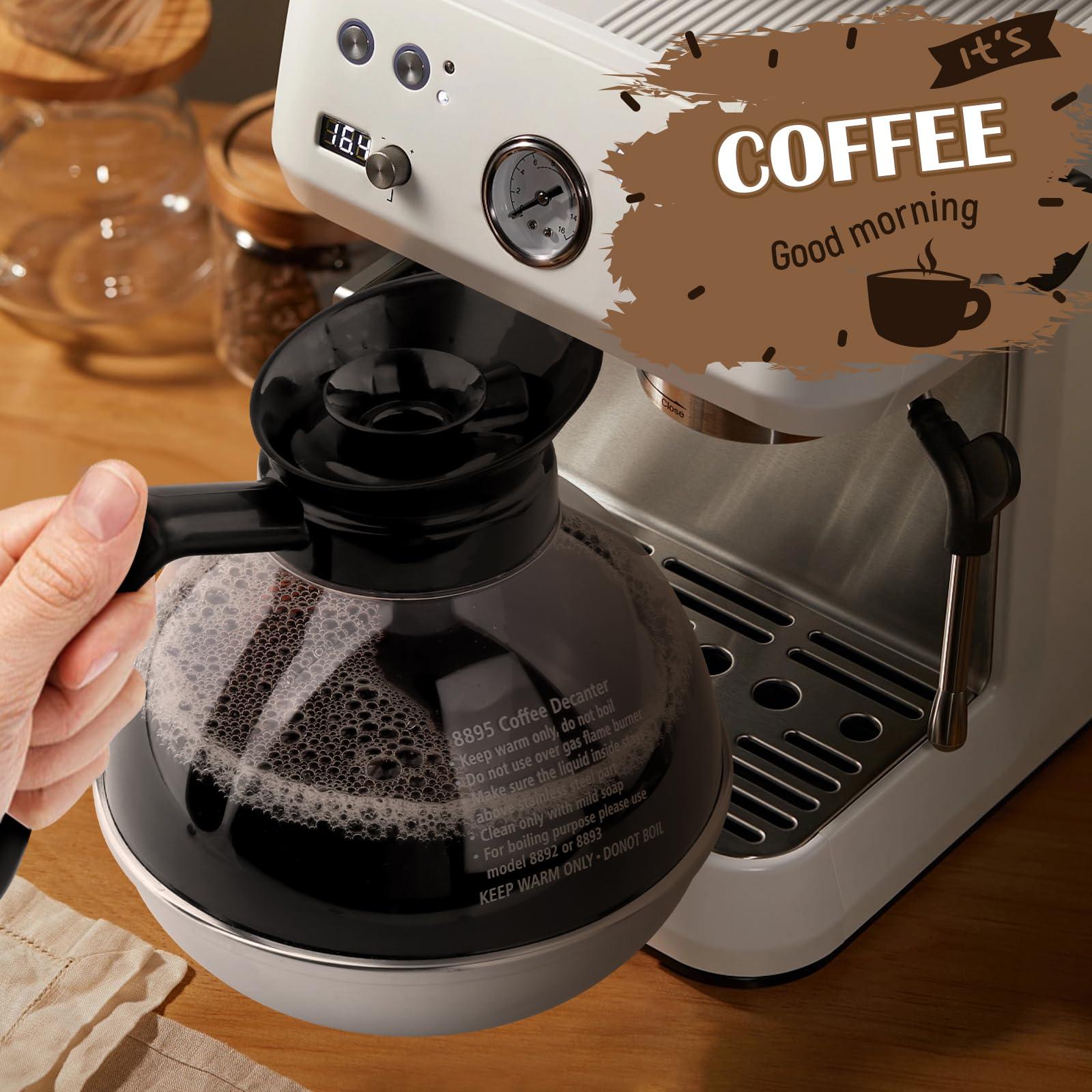 Gazechimp Coffee Decanter Pot Replacement Carafe,Coffee Carafe Coffee Kettle for Restaurant