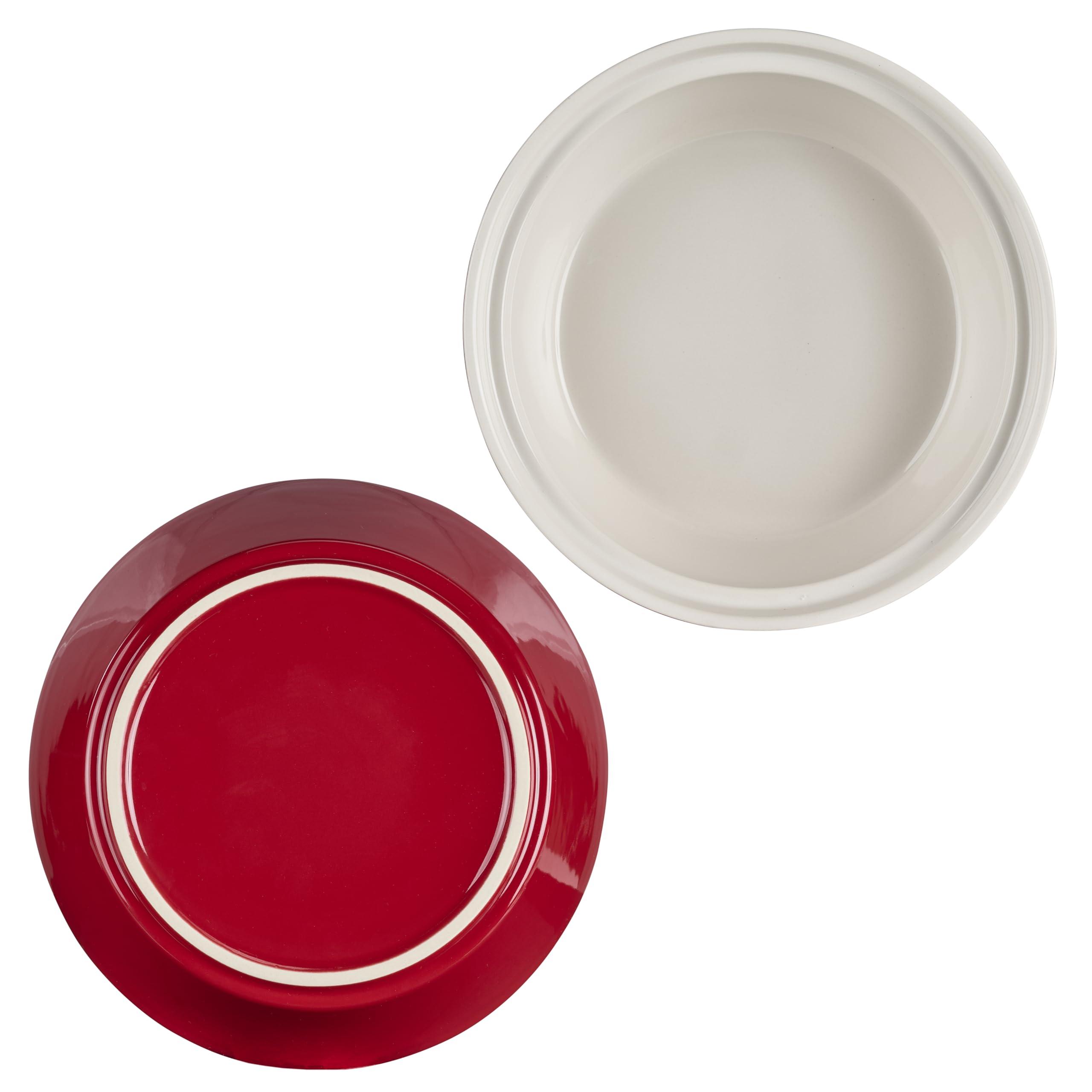Servappetit Servappetit Round Covered Bakeware Red 9\" x 9\" x 3.5\"