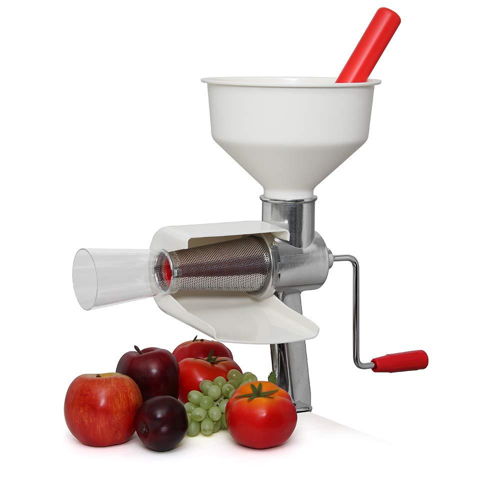 KITCHEN CROP Johnny Apple Sauce Maker, Tomato Sauce Maker, Remove Skins & Seeds From Produce, Model 250 Clamp Based Food Strainer (Basic Strainer)