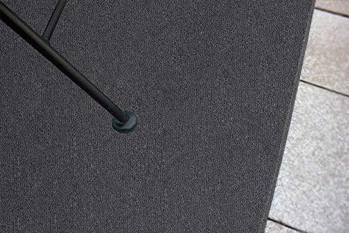 KOECKRITZ Charcoal - Indoor/Outdoor Area Rug Carpets and Runners with Premium Bound Fabric Finished Edges. (4\' x 15\')