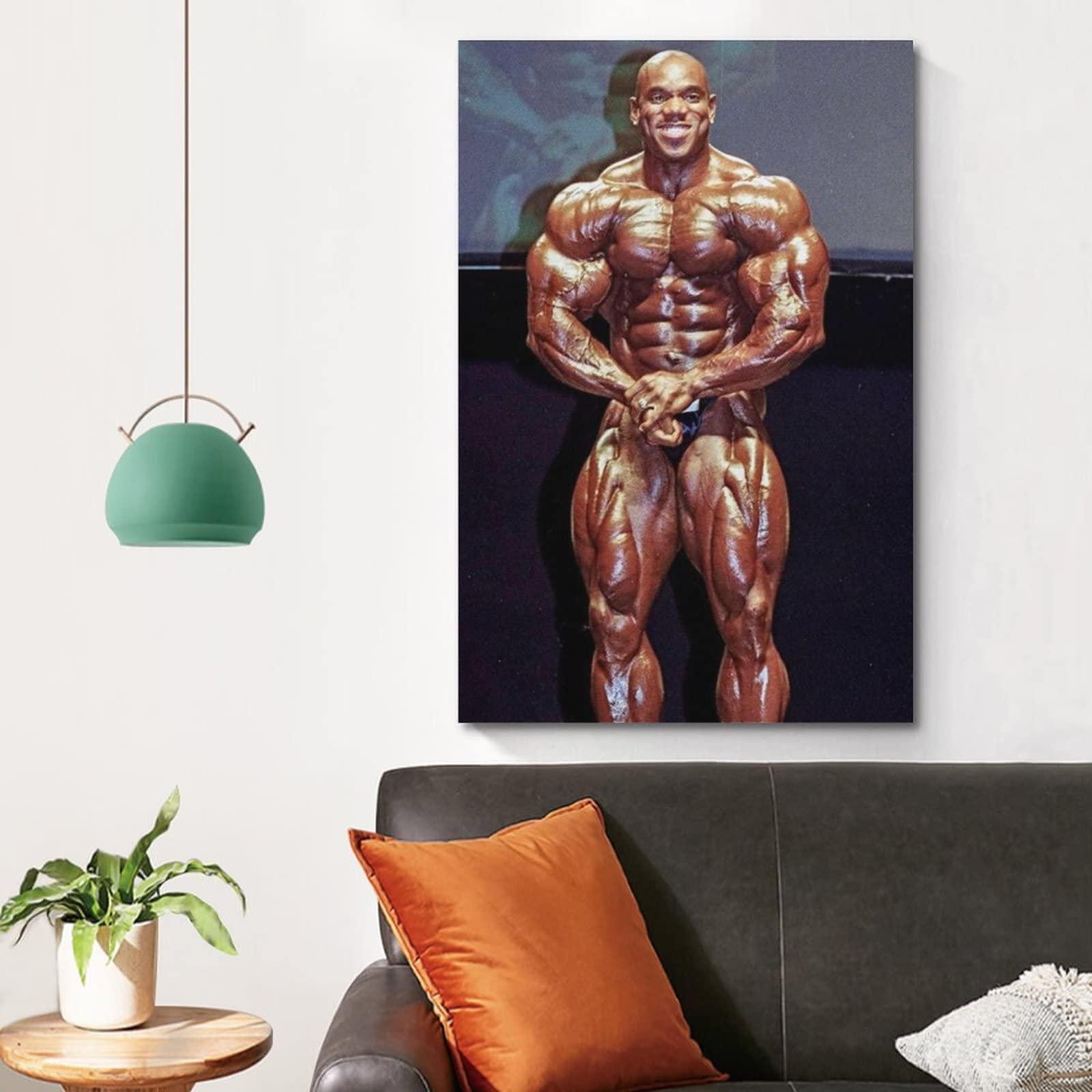 KJMN Flex Wheeler Bodybuilder Poster Poster for Room Aesthetic Posters & Prints on Canvas Wall Art Poster for Room 24x36inch(60x90cm)