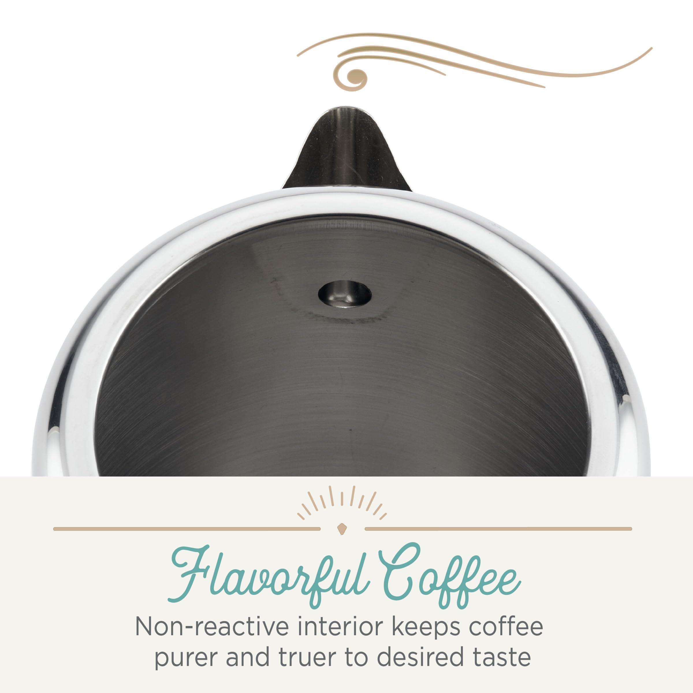 Farberware Farberware 50124 Classic Yosemite Stainless Steel Coffee Percolator - 8 Cup, Silver,Stovetop