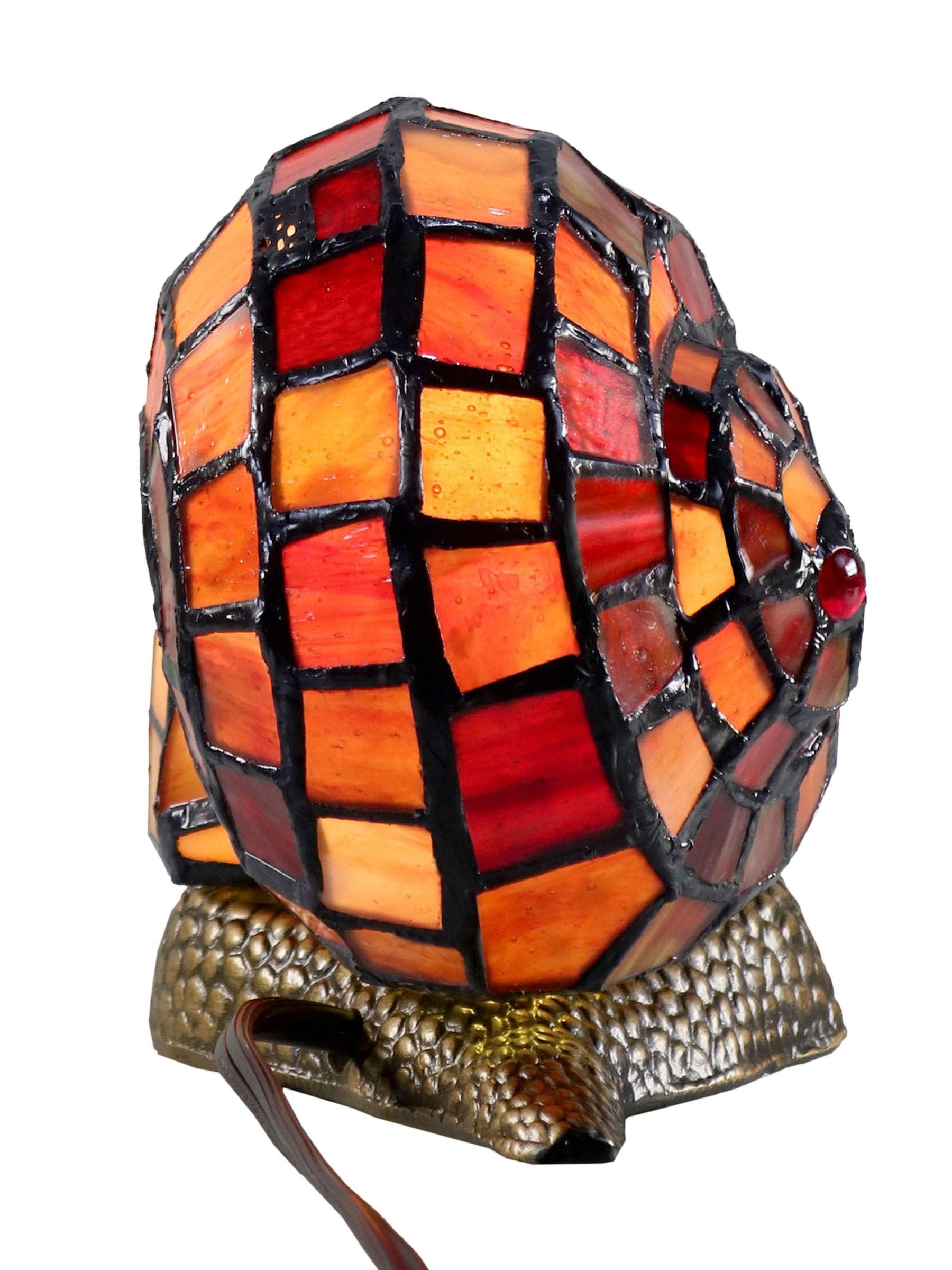 Dale Tiffany Lamps Dale Tiffany TA15173 Snail Tiffany Accent Table Lamp, Antique Bronze