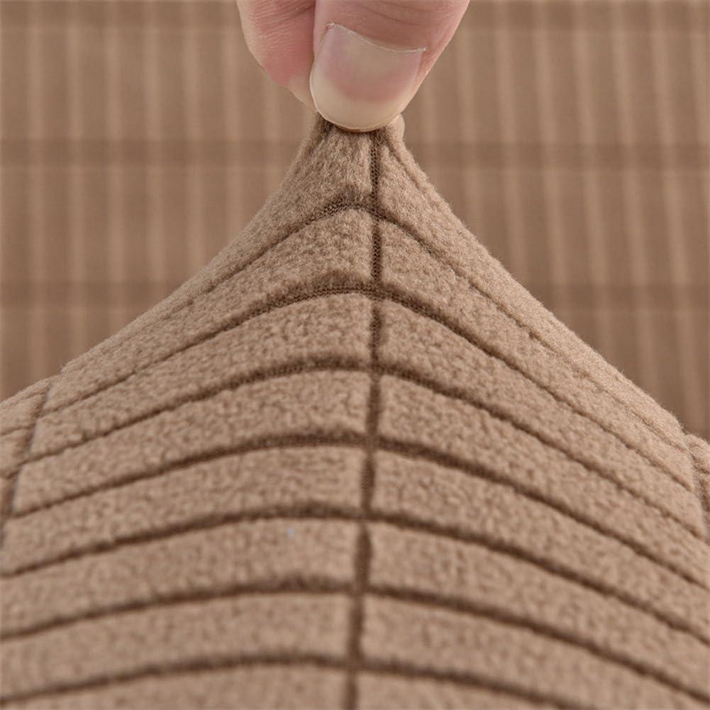 vctops vctops Magic Sofa Cover Anti Slip Stretch Couch Covers Wear-Resistant Slipcover with Elastic Bottom L Shape Sofa Slipcover Furniture Protector, 1 Piece (Camel,Medium)