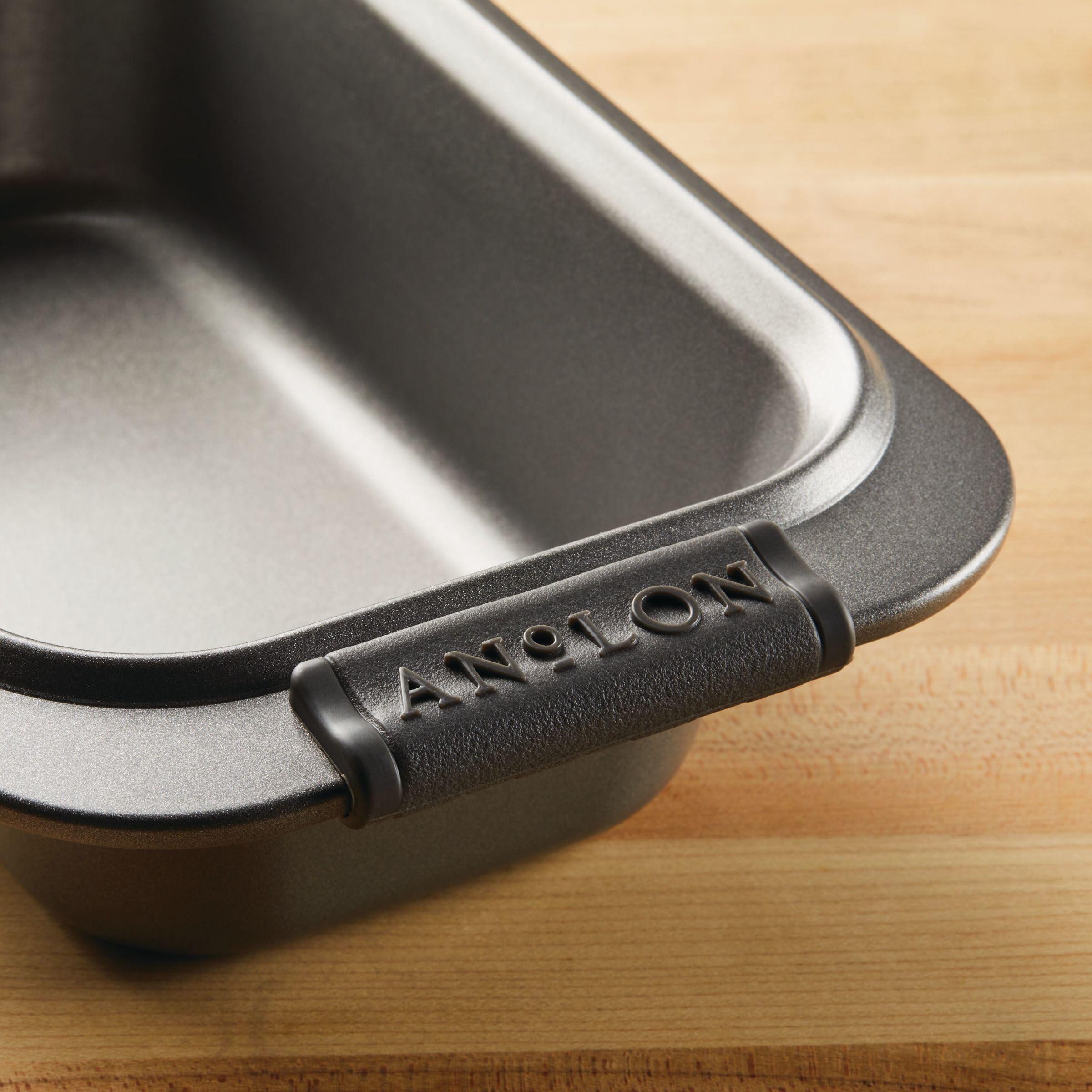 Anolon Anolon - 54709 Anolon Advanced Nonstick Bakeware/Baking/Loaf Pan with Grips, 9 Inch x 5 Inch, Gray
