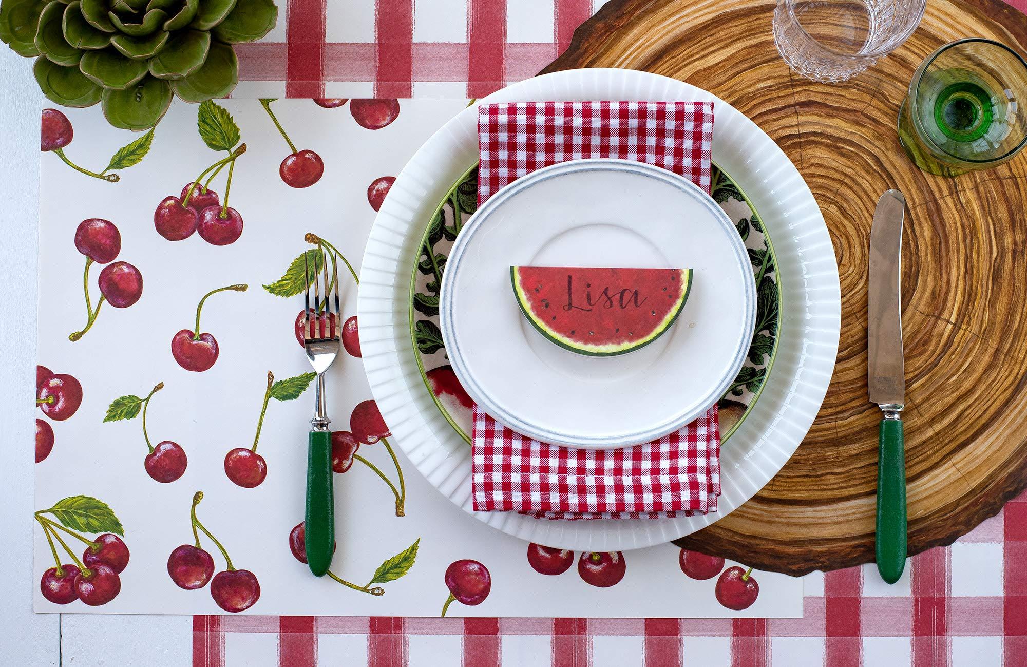 Hester & Cook Hester and Cook Die-Cut Wood Slice Paper Placemat