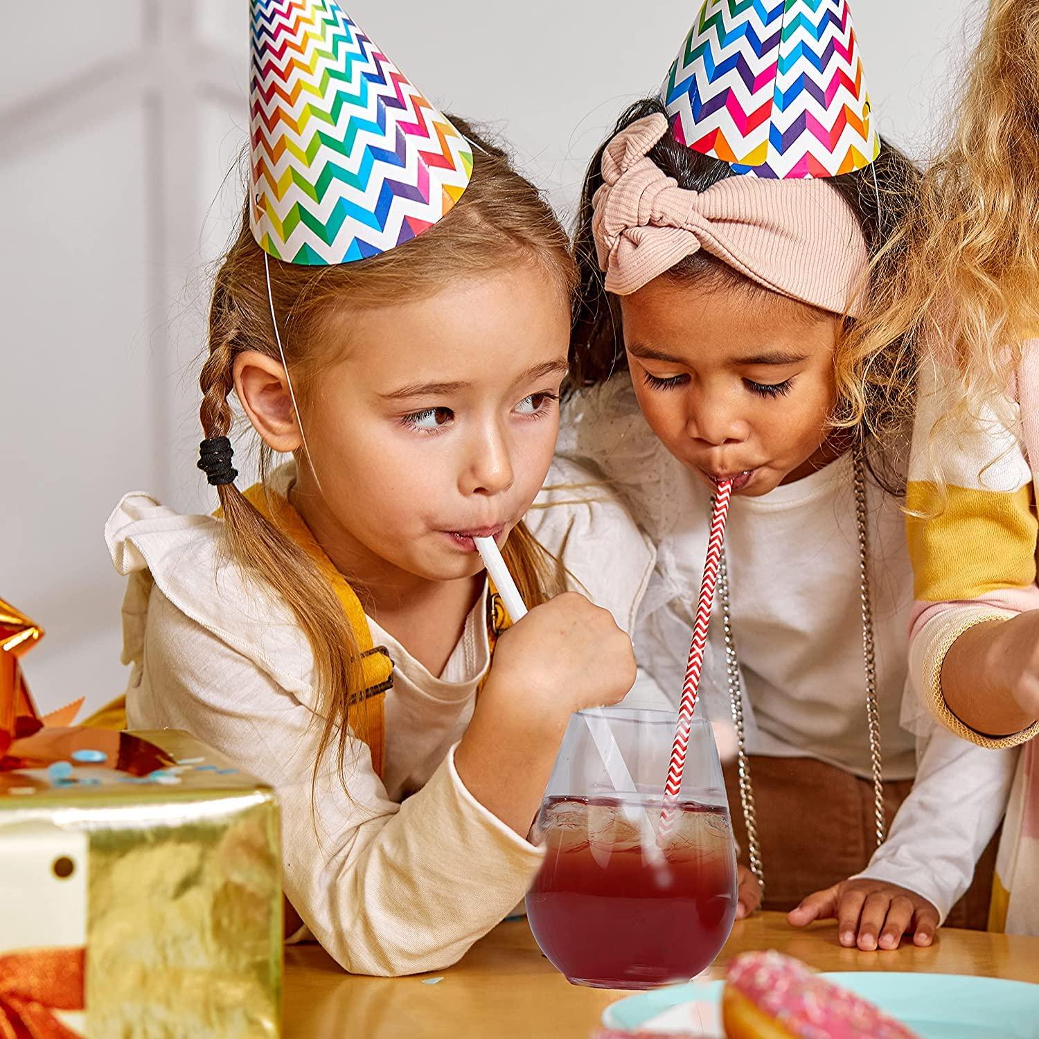 EcoQuality EcoQuality 6 oz Mini Stemless Clear Plastic Wine Glass, Unbreakable Elegant and Reusable Wine Tumbler for Wine Tasting, For Indoor or Poolside Party (96)