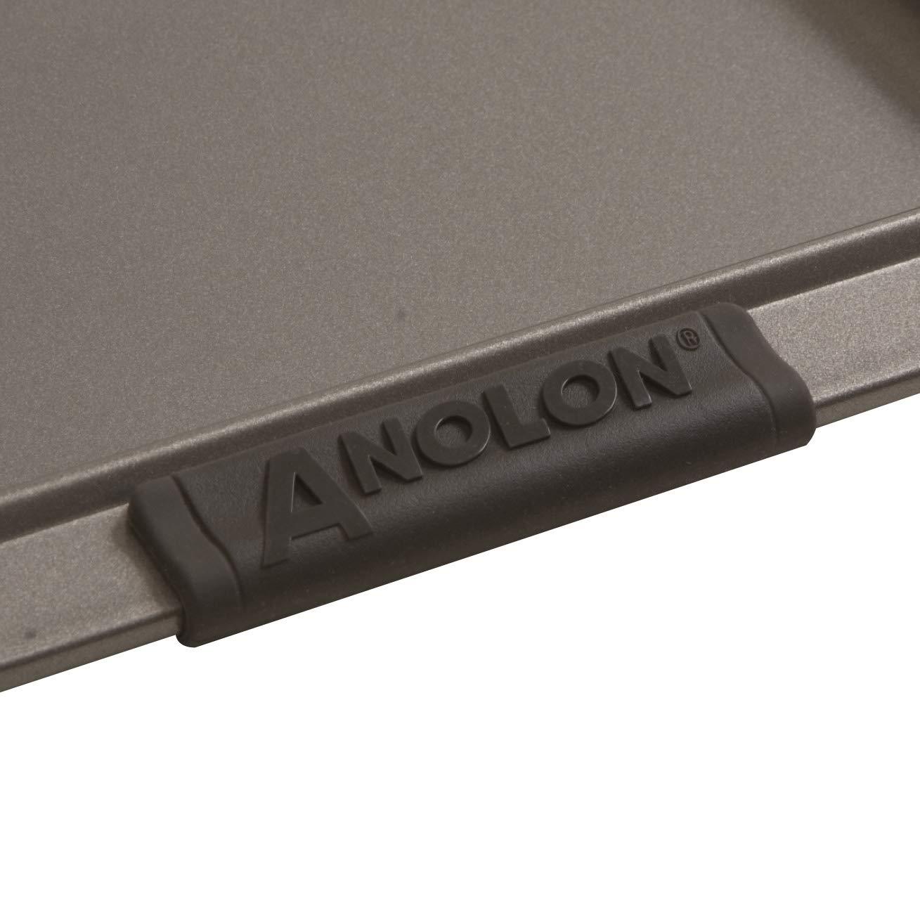 Anolon Anolon Advanced Nonstick Bakeware with Grips, Nonstick Cookie Sheet / Baking Sheet - 11 Inch x 17 Inch, Gray