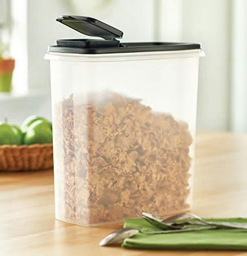 Tupperware Tupperware Modular Mates Super Cereal 20 Cup Storer Jet Black