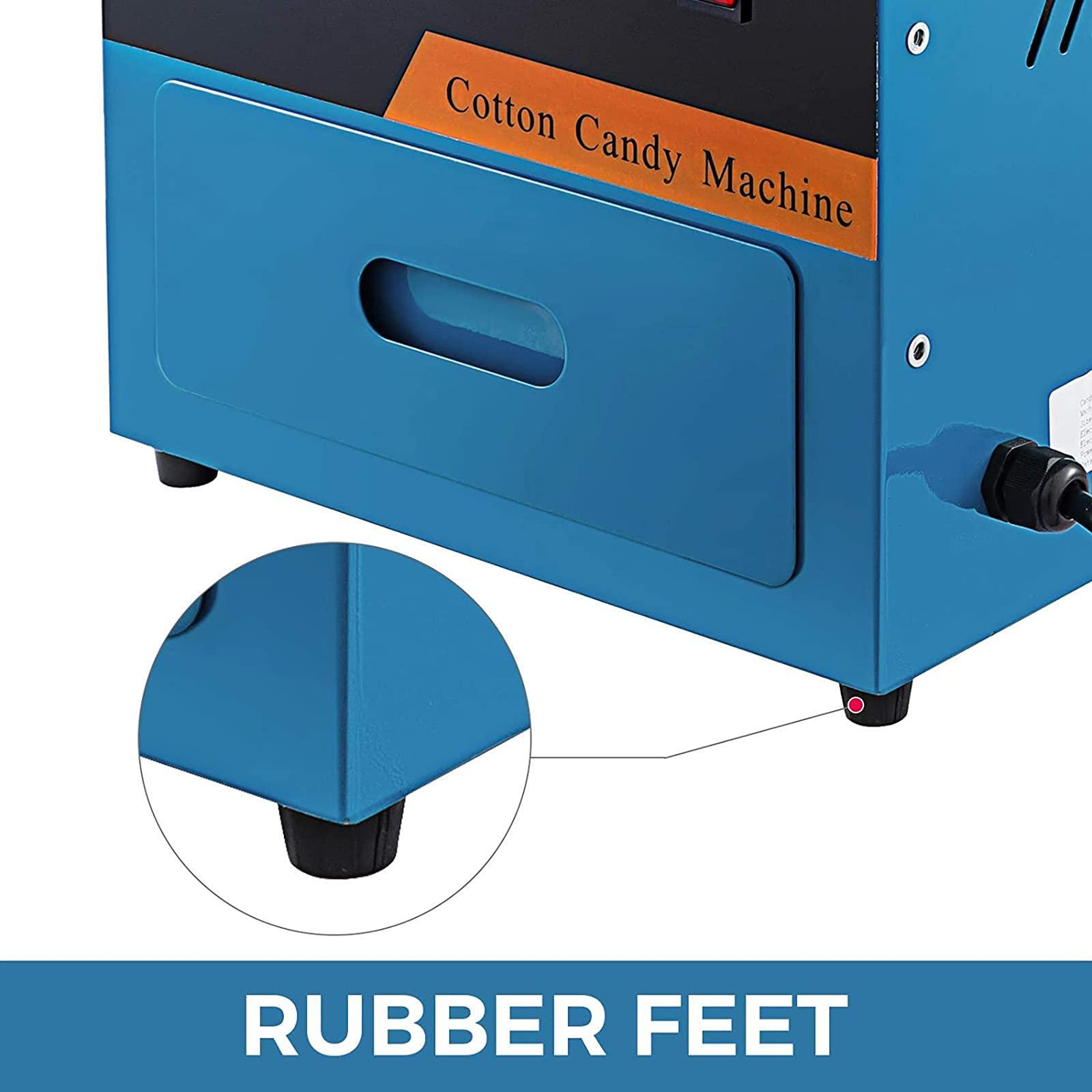 WLL-DP WLL-DP Portable Commercial Cotton Candy Machine 20.5 Inch Electric Candy Floss Maker, for Family and Party