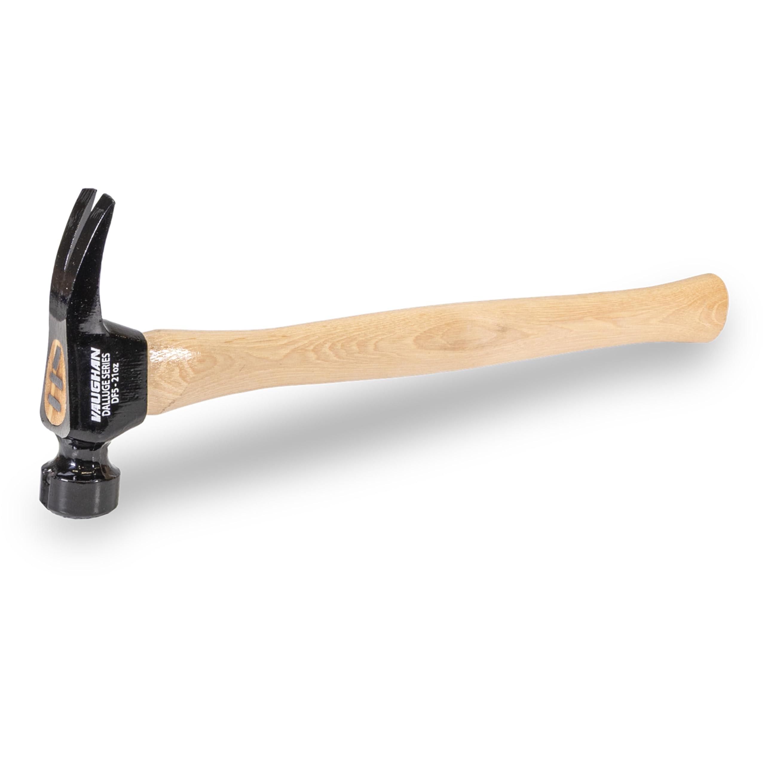 Vaughan & Bushnell Dalluge Tools 02170 21-oz Framer Hammer with Nailoc - Milled Face with 18\" Straight Wood Handle (DAWG21)