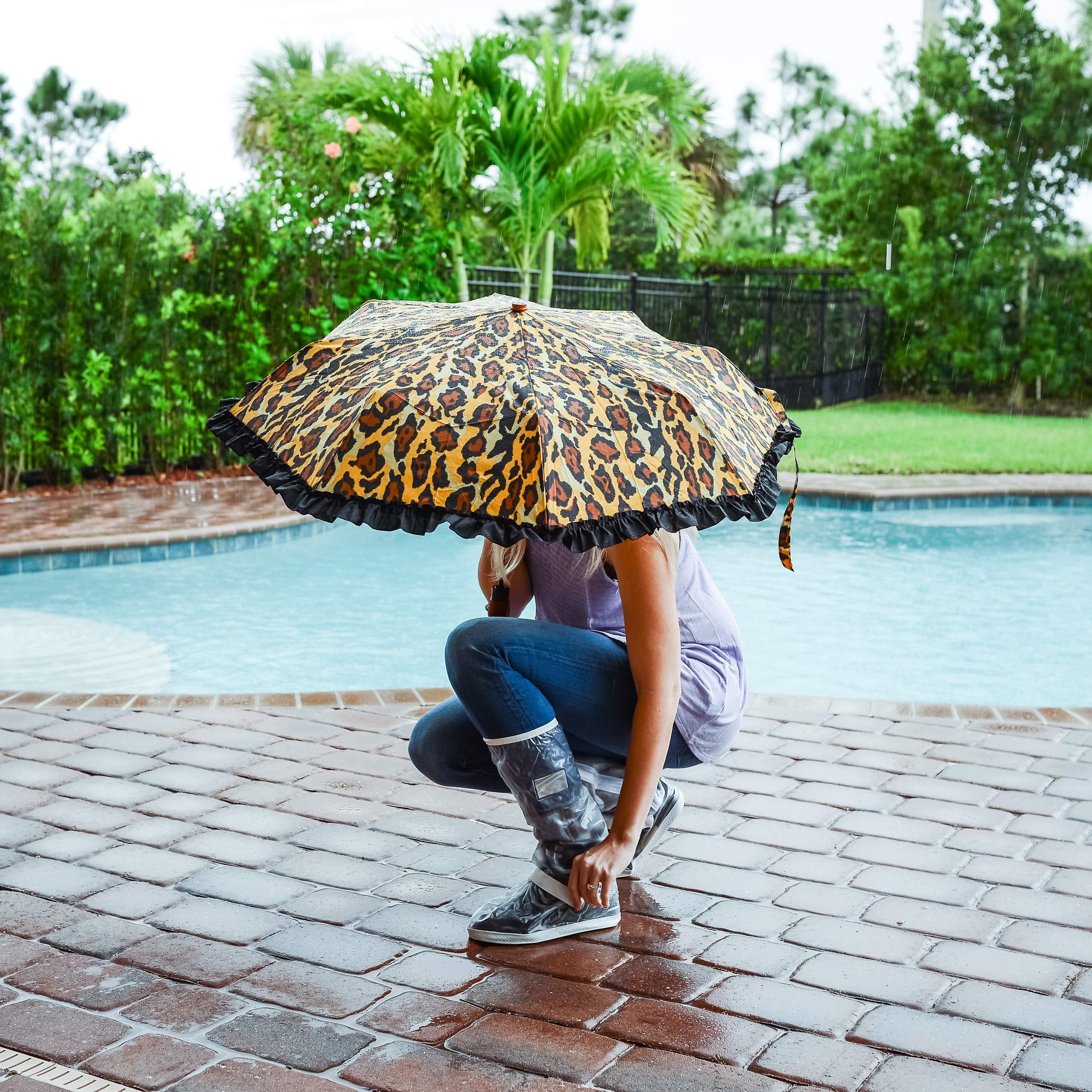 Galashield Rain Shoe Covers | Waterproof Shoe Covers for Men and Women | Reusable Galoshes Overshoes (Large)