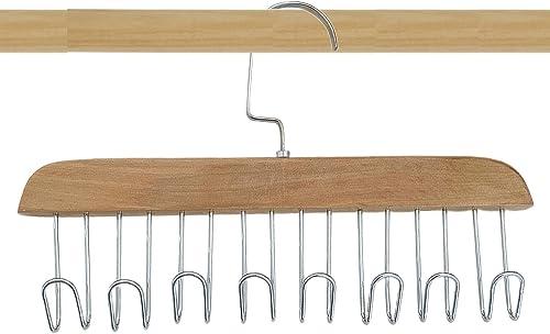 LCPKUTTR Tank Tops Hangers - Clothes Hangers, Bra Hanger Space Saving Closet Organizer - 360 Rotating, Sturdy And Durable Scarf Organizer And Storage For Tops, Camisoles, Bras, Scarfs Or Belts v-104027 ( Colo