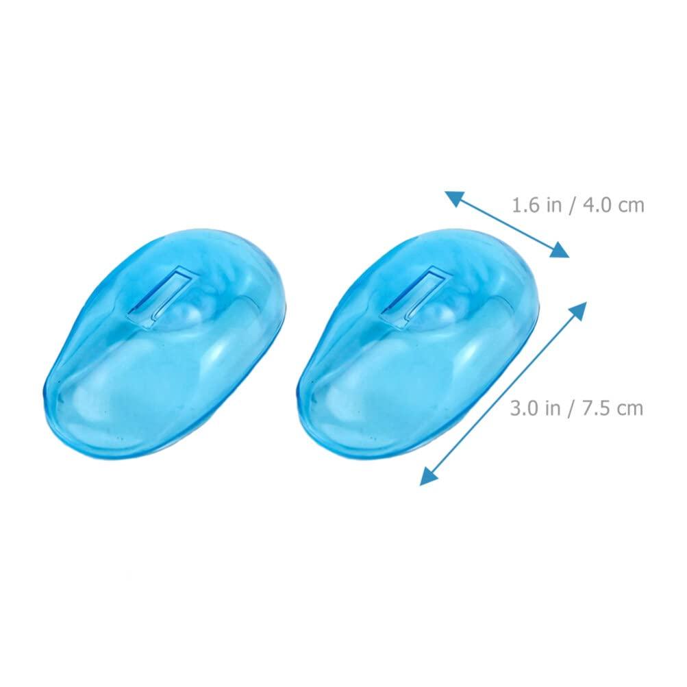 Mobestech Mobestech Universal Ear Covers for Hair Dye Silicone Hair Coloring Ear Protectors Washable Reusable