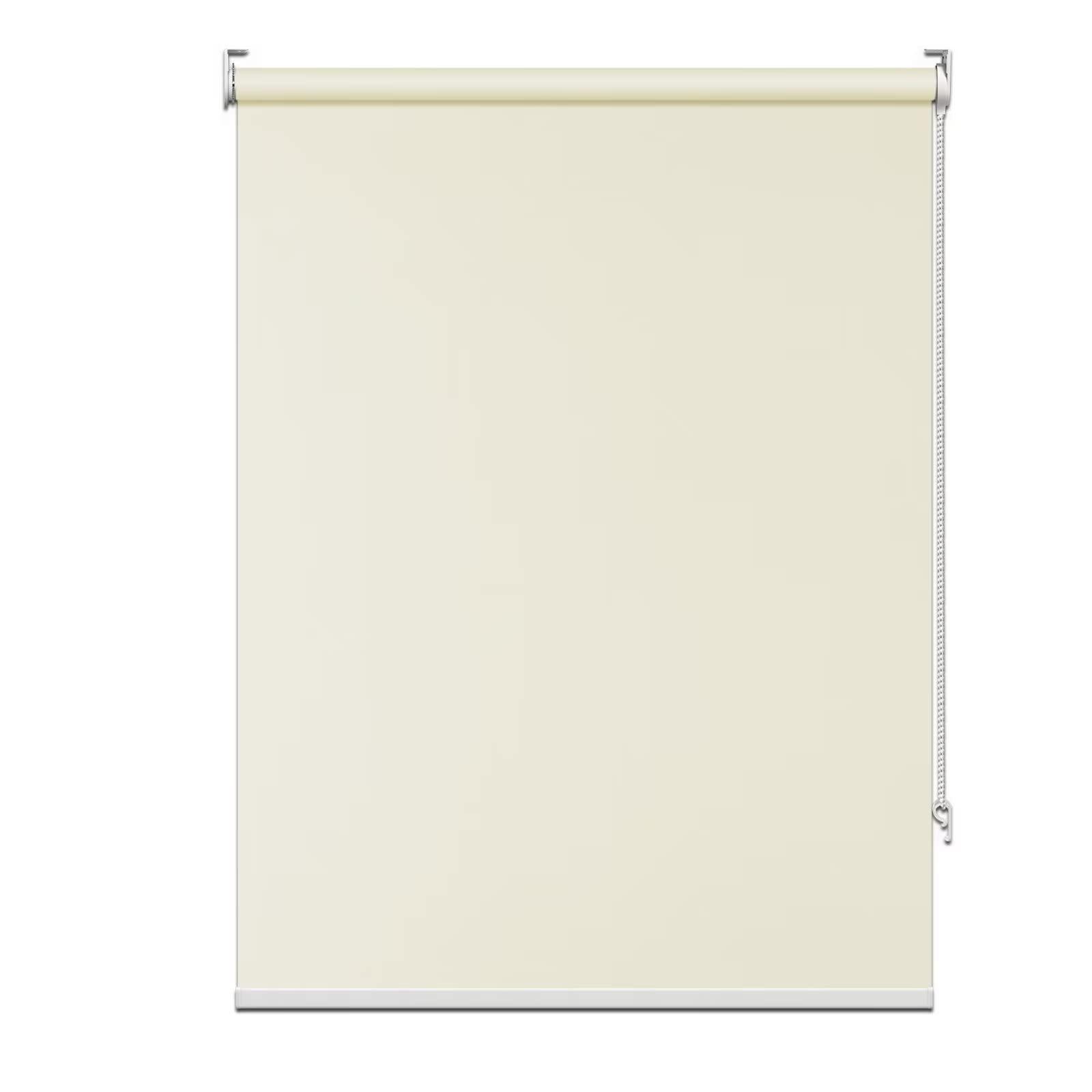 fhsblinds FHSBLINDS Custom Blinds for Windows Roller Shades for Windows-Room Darkening Waterproof Blackout Cut to Size Window Blinds & Shades for Home Kitchen Bedroom Office (Ivory 100% Blackout, 38"W x 80"H)