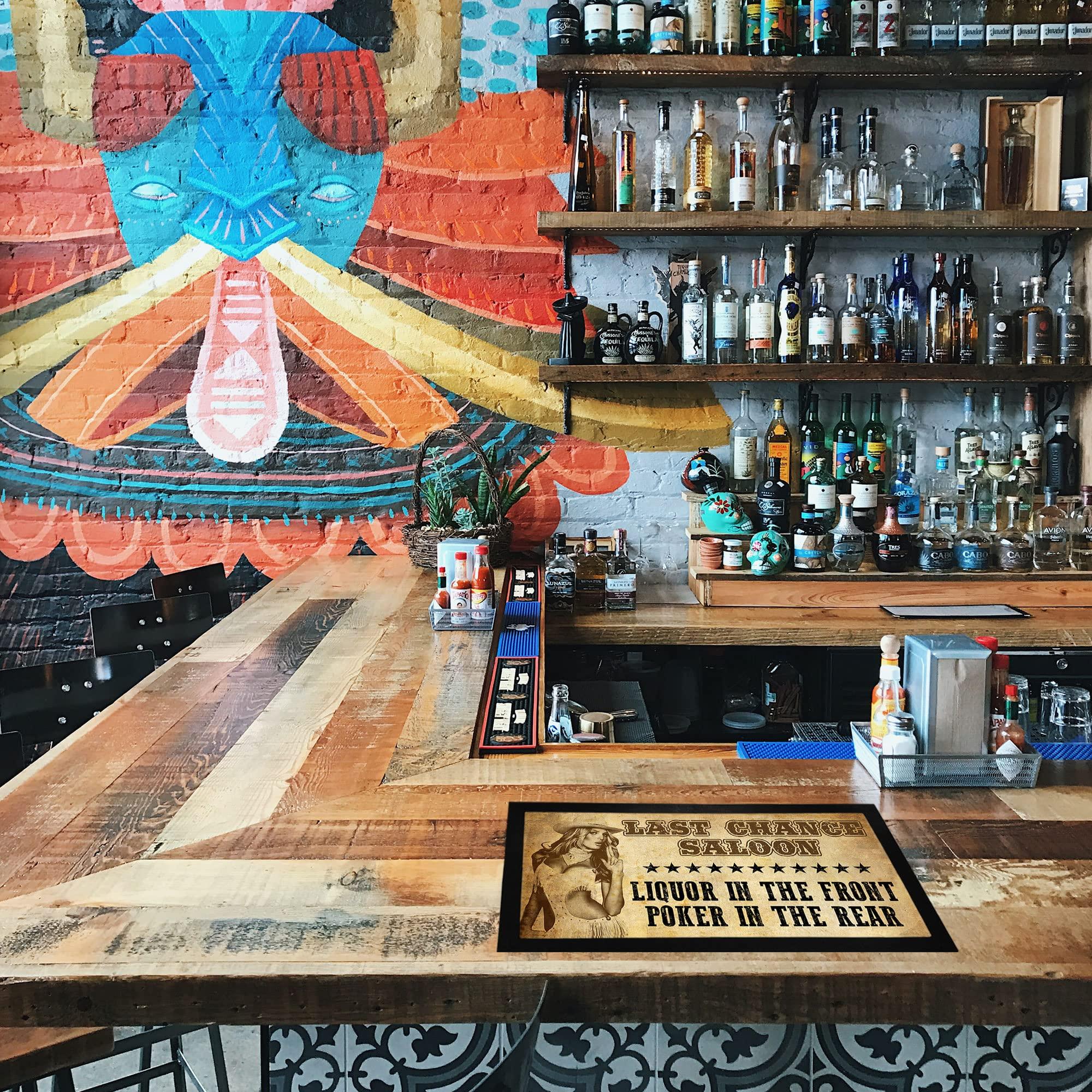 Bang Tidy Clothing Rubber Bar Mat Bar Runner Saloon Spill Mat Gift Idea