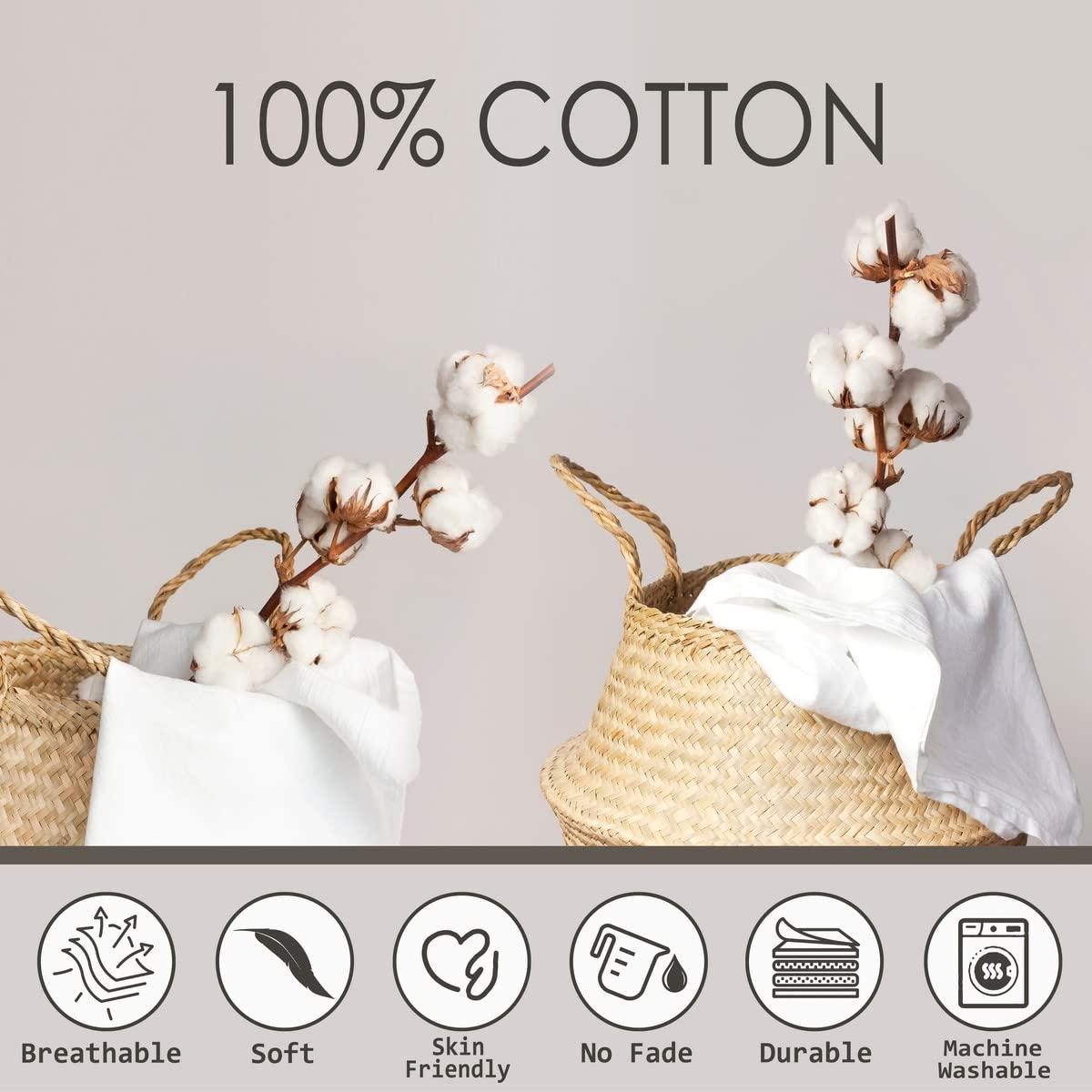 Erosebridal Erosebridal 100% Cotton Yellow White Striped Duvet Cover Full Farmhouse Ticking Stripes Gothic Home Decor Comforter Cover Horizontal Stripes Geometric Lines Bedding Set Modern Abstract Quilt Cover