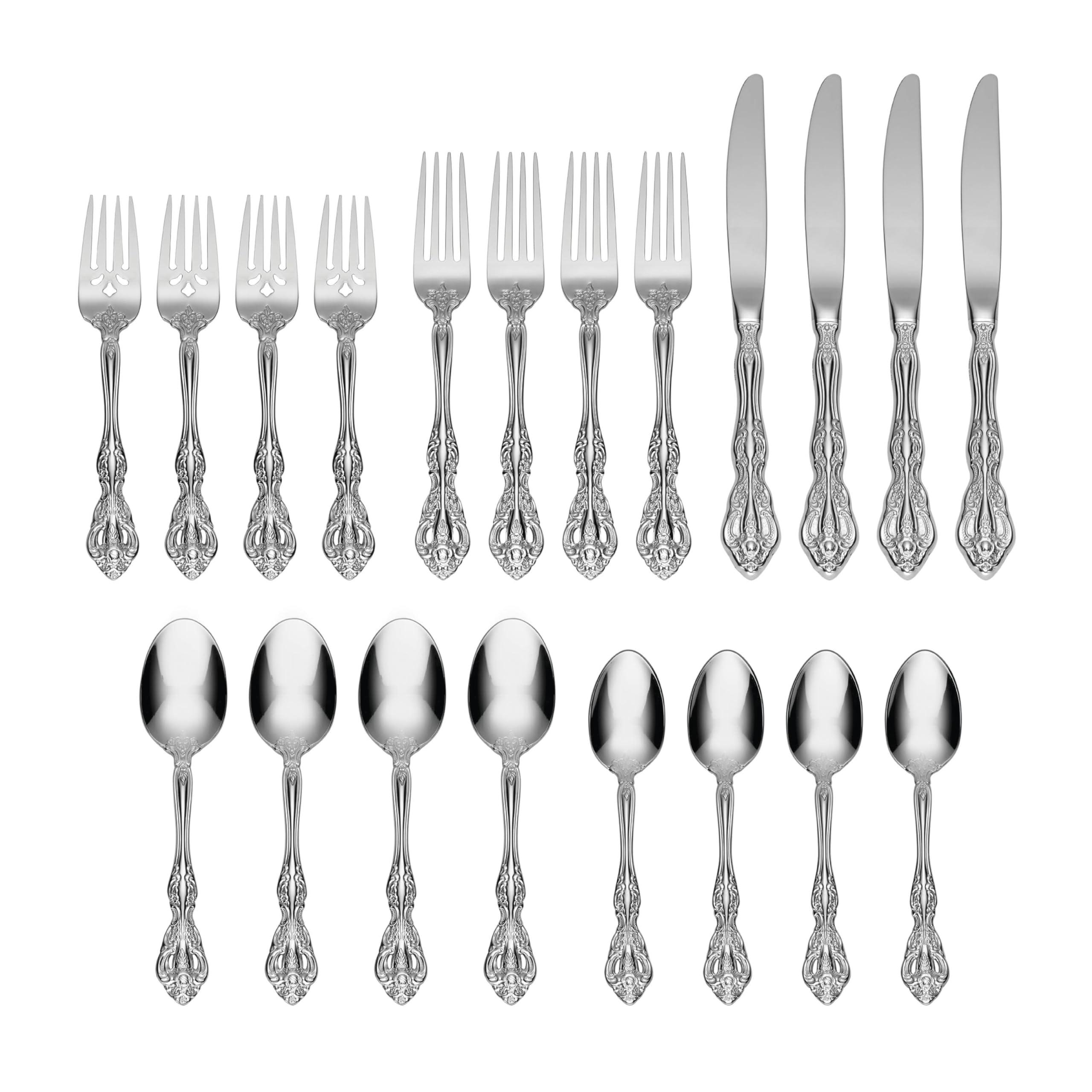Oneida Oneida Michelangelo 20-Piece Flatware Set, Service for 4