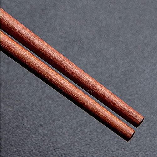 ZHANGDONG ZHANGDONG Chopsticks Reusable Metal Chopsticks Wooden Chopsticks Metal Chopsticks 5 Pairs Chinese Chopsticks Gift Set, Natural Wood and Brass Head Chopsticks.Apply to Home and Restaurant,Outd