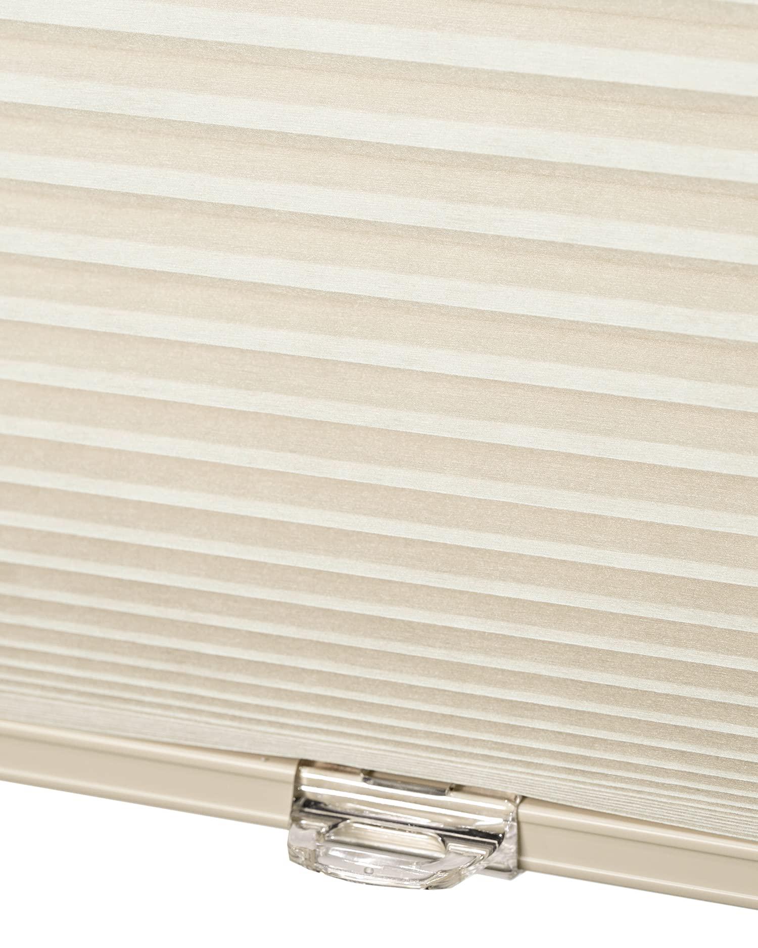 CHICOLOGY CHICOLOGY Cellular Shades, Window Blinds Cordless, Blinds for Windows, Window Shades for Home, Door Blinds, Window Coverings, Cellular Blinds,Ecru (Light Filtering), 28" W x 72" H