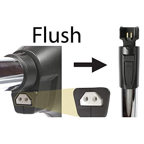 Cen-Tec Systems Cen-Tec Systems 99702 Central Vacuum 35 Foot Universal Connect Electric Hose with Hose Sock and Button Lock Stub Tube